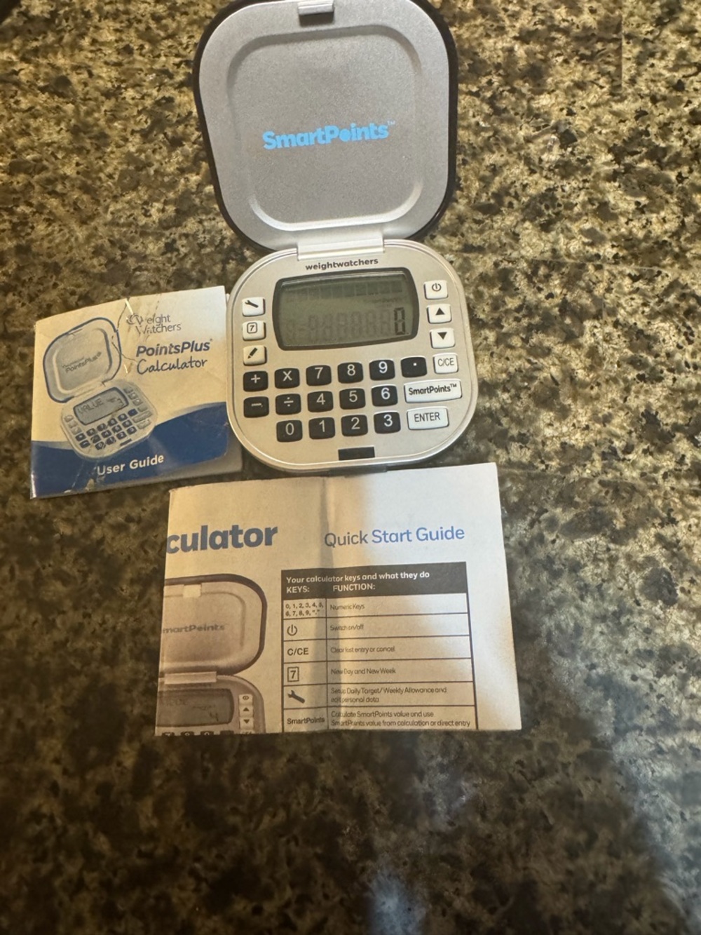 Weight Watchers SmartPoints Calculator in Silver and Black